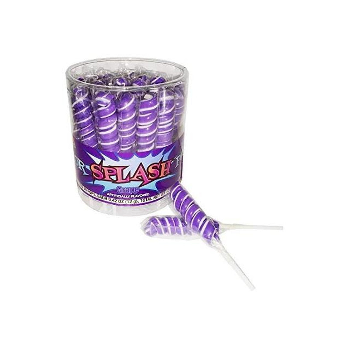 Color Splash Pops Grape 0.42oz 30ct Tub — full package