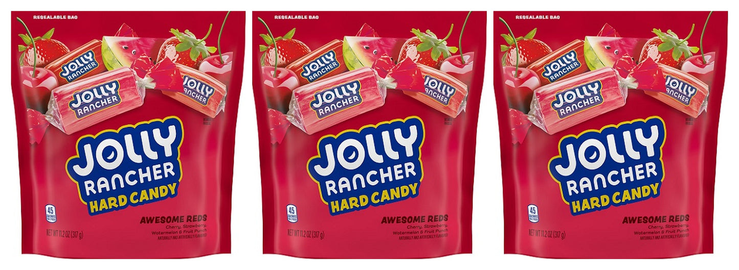 Jolly Rancher Awesome Reds 11.2oz Bags — 3-Pack
