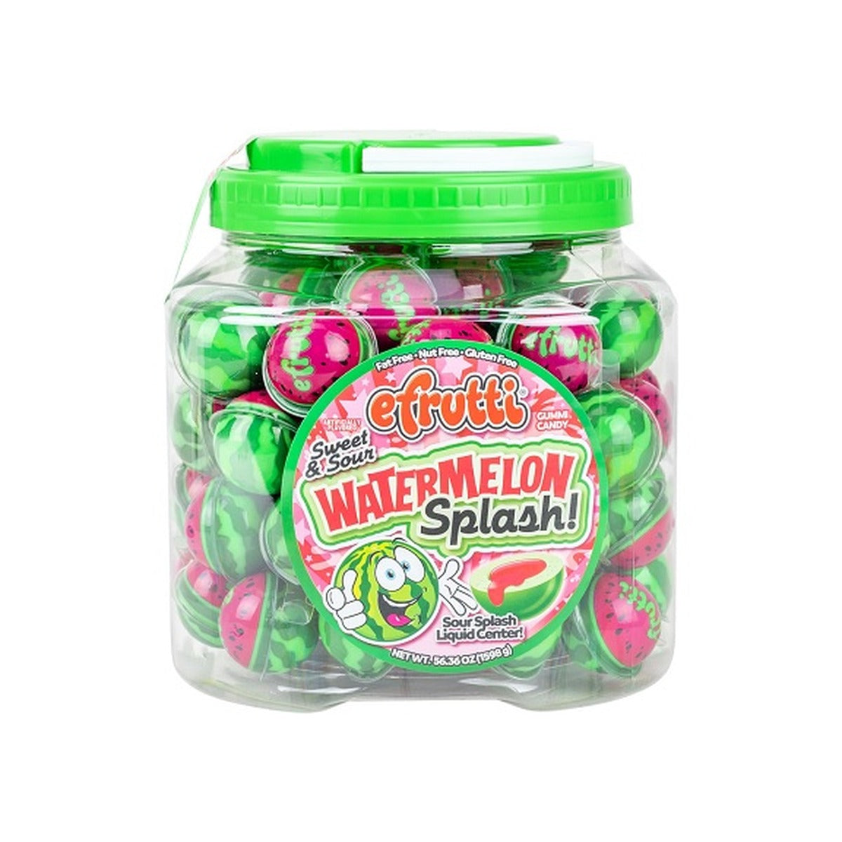 e.frutti Watermelon Splash Gummi Tub 85ct — full package