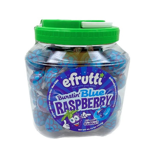 e.frutti Blue Raspberry Gummi Tub 75ct — full package