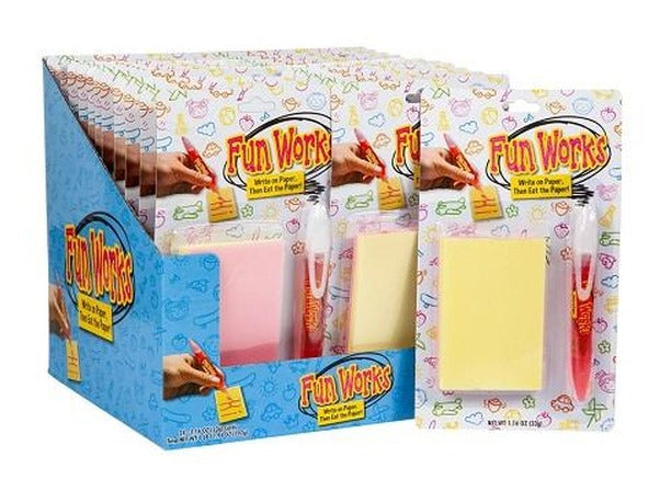 Fun Works Write On Paper Candy 1.16oz — Box of 24