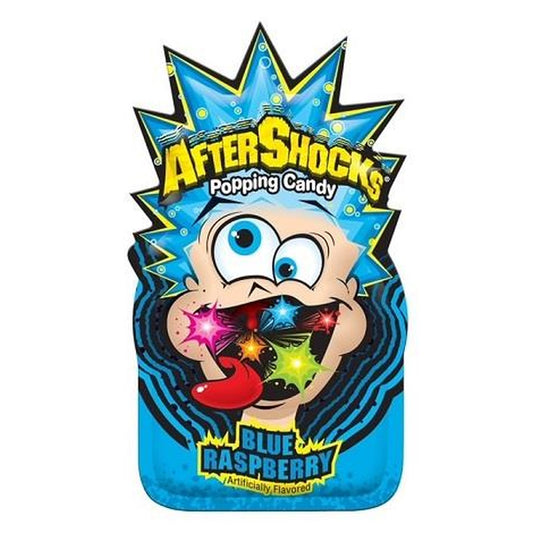 Aftershocks Popping Candy Blue Raspberry .33oz — full package