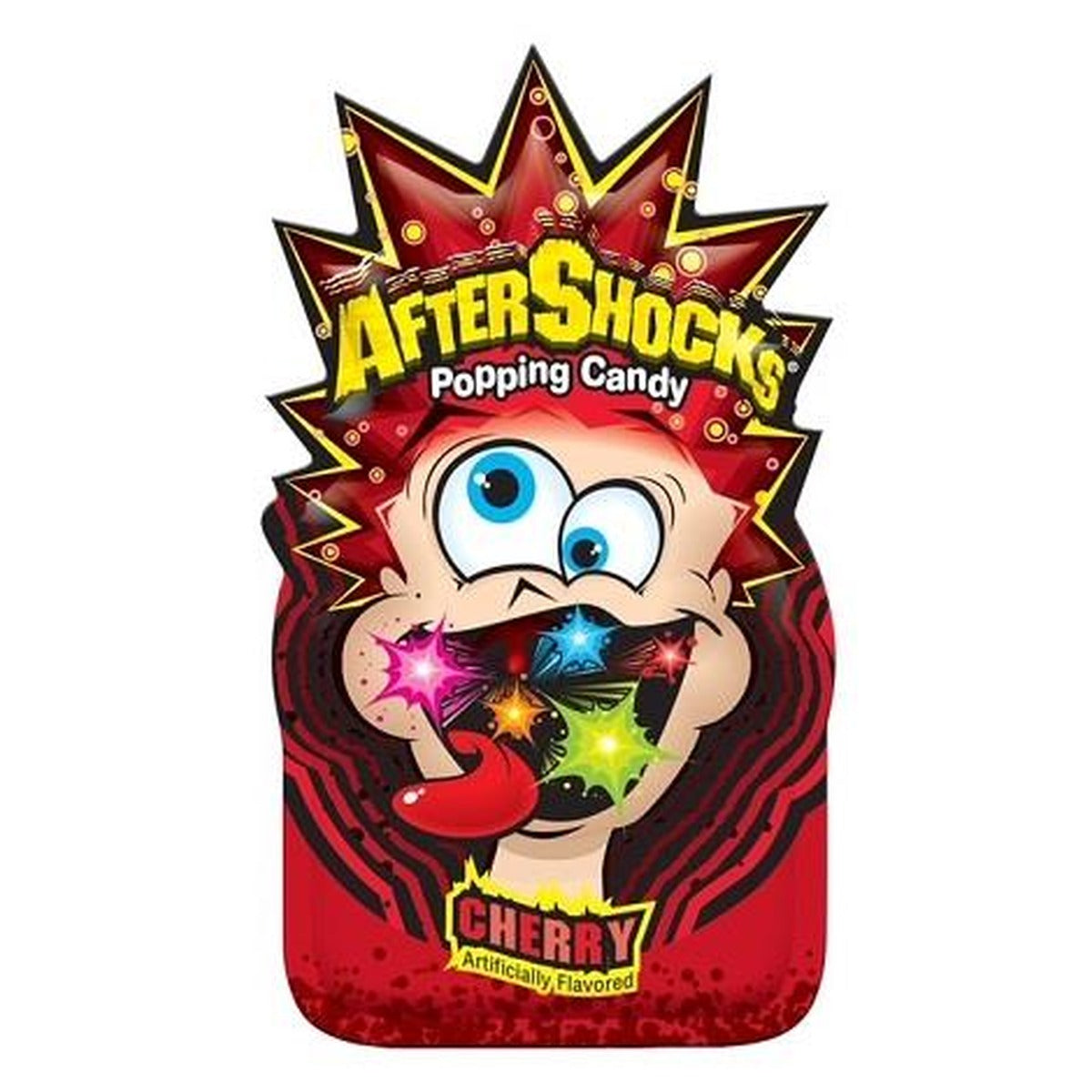 Aftershocks Popping Candy Cherry .33oz — full package