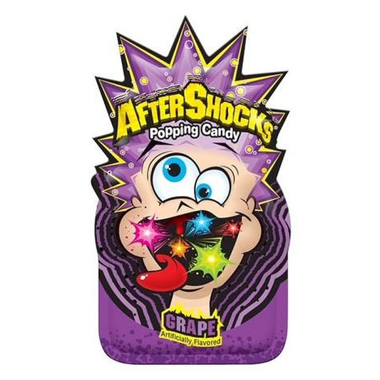 Aftershocks Popping Candy Grape .33oz — full package