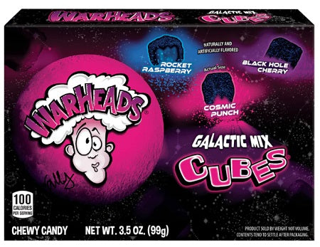 Warheads Galactic Cubes 3.5oz Boxes — pack