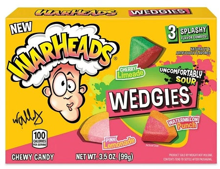 Warheads Wedgies 3.5oz Boxes — Case of 12 — Capital pack shot