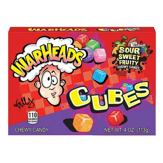 Warheads Cubes 4oz Box pack