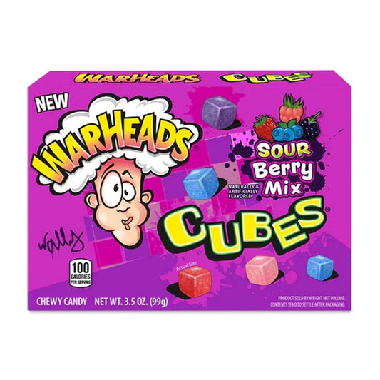 Warheads Cubes Berry 3.5oz Box pack