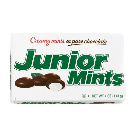 Junior Mints 3.5oz Theater Box pack — full package