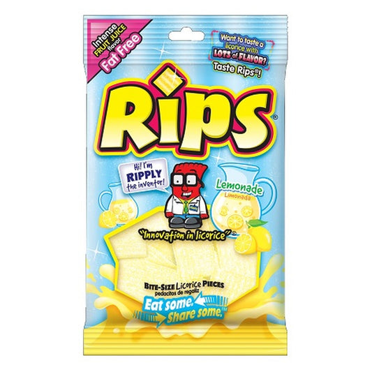 Rips Bites Lemonade 4oz Peg Bag pack — full package