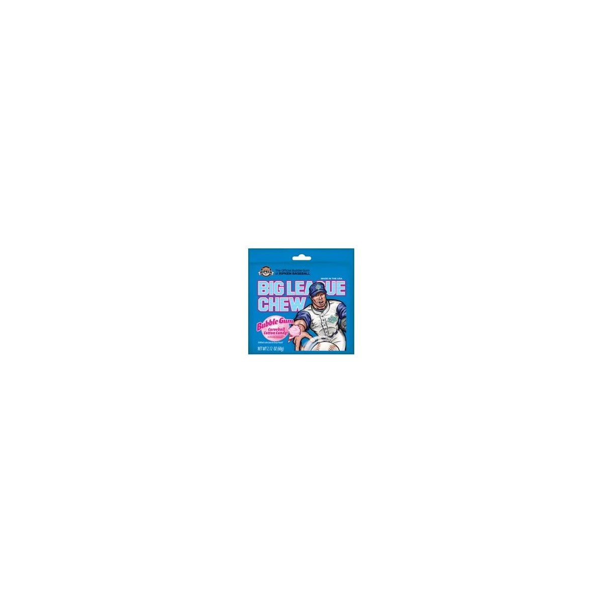 Big League Chew Cotton Candy 2.12oz pack — full package