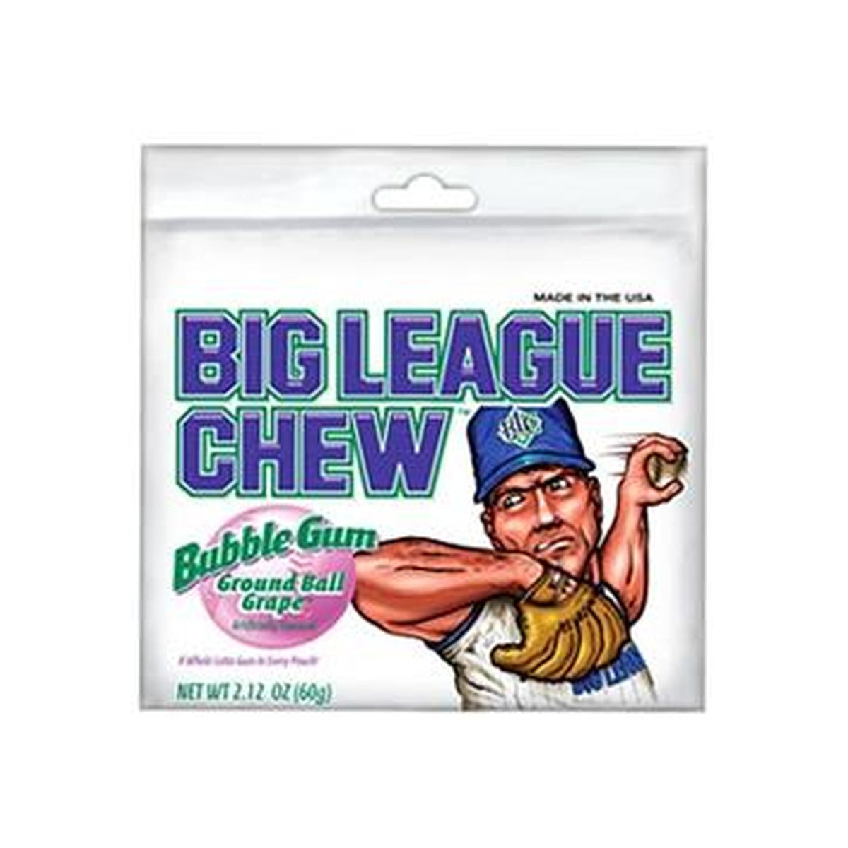 Big League Chew Grape 2.12oz — full package