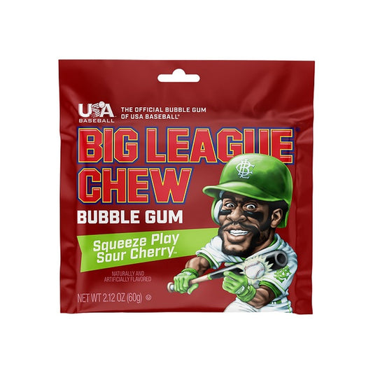 Big League Chew Sour Cherry 2.12oz — full package