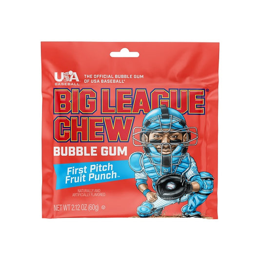 Big League Chew Fruit Punch 2.12oz — full package