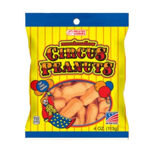 Melster Circus Peanuts Original Peg 4oz 10ct pack — full package