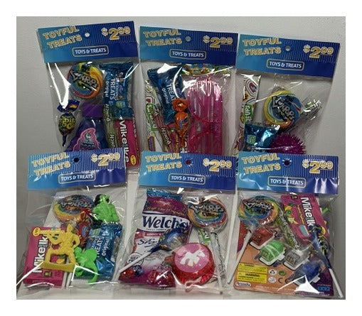 Toyful Treats Mixed Candy Toy Bag — Case of 12