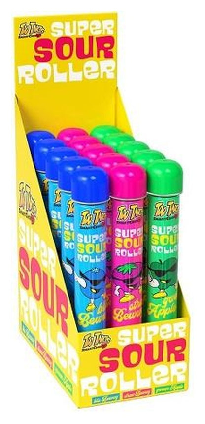 Too Tarts Sour Super Roller Candy 3.5oz — Box of 15