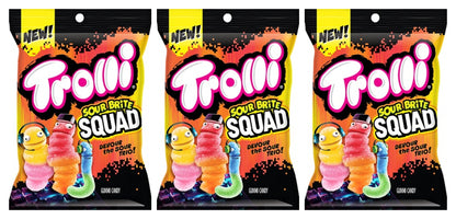 Trolli Sour Brite Squad 4.25oz Bags — 3-Pack