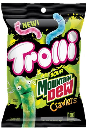 Trolli Sour Mountain Dew 4.25oz Bags — pack