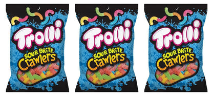 Trolli Sour Brite Crawlers Original 5oz Bags — 3-Pack