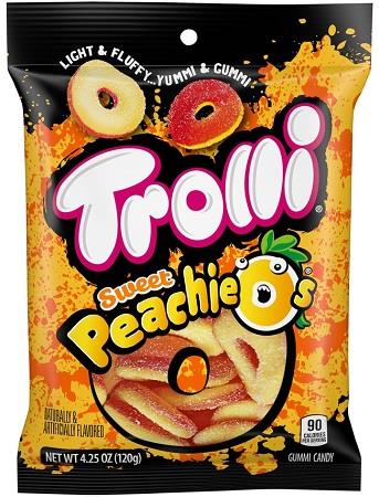 Trolli Peachie-O's 4.25oz Bags — pack