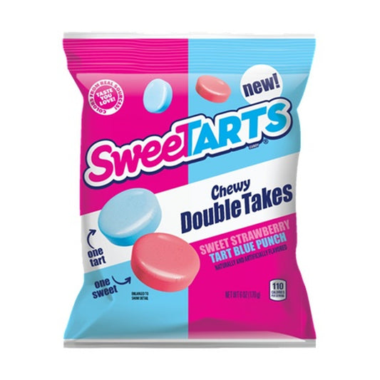 SweeTarts Double Takes 6oz Peg Bag pack — full package