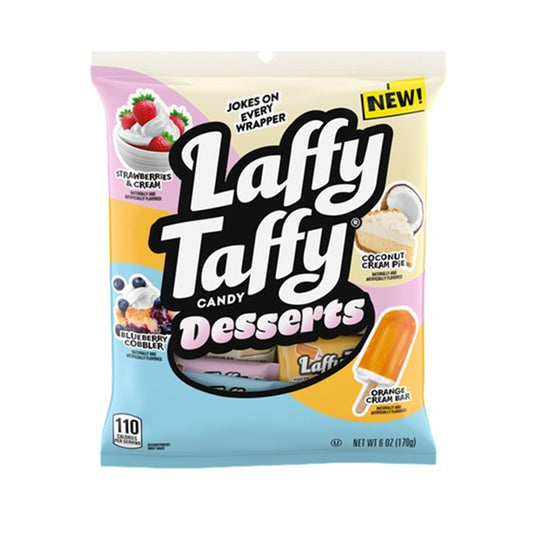 Laffy Taffy Desserts Peg Bag 6oz — Case of 12