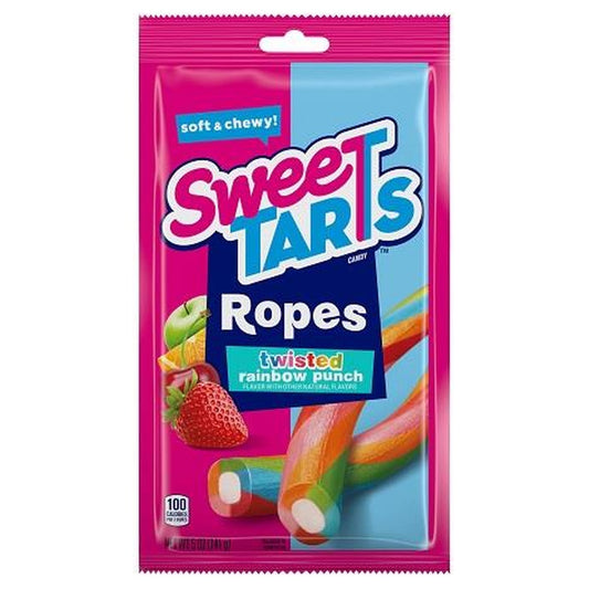SweeTARTS Rope Twisted Rainbow Peg Bag 5oz pack — full package