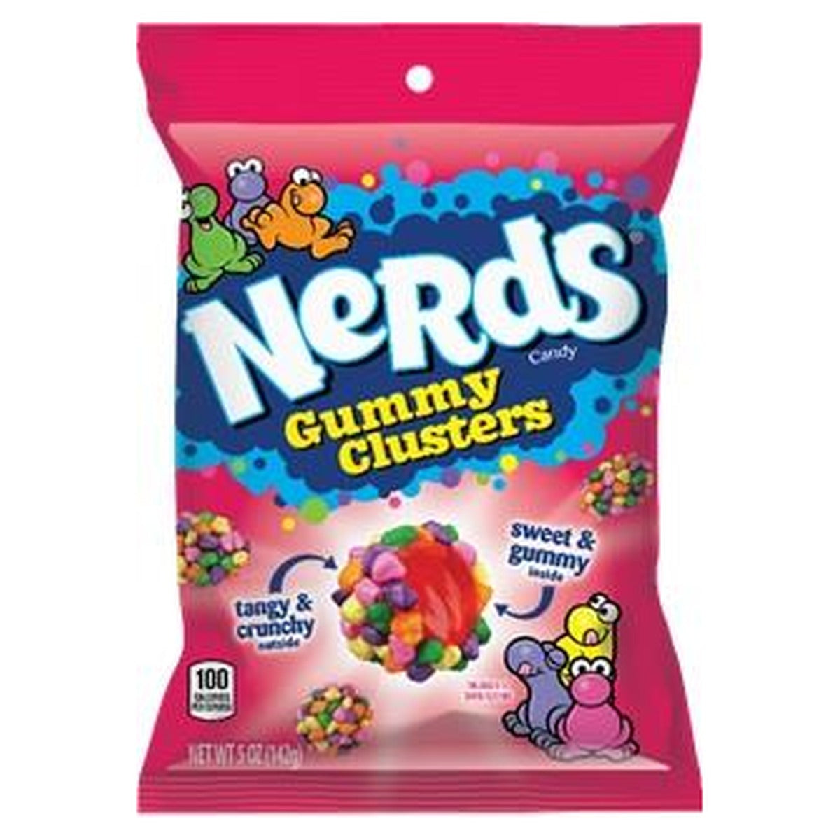 Nerds Gummy Clusters Peg Bag 5oz pack — full package