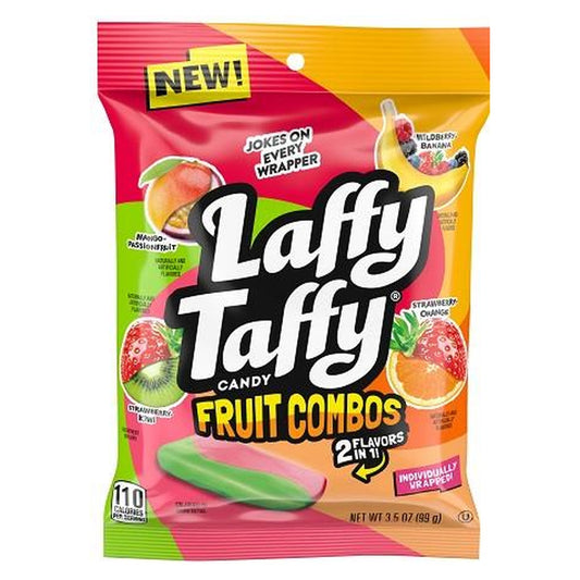 Laffy Taffy Fruit Combos Peg Bag 3.5oz pack — full package