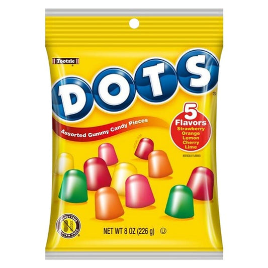 Dots Peg Bag 8oz pack — full package