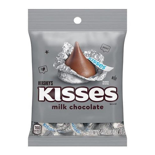 Hershey's Kisses Peg Bag 4.84oz pack — full package