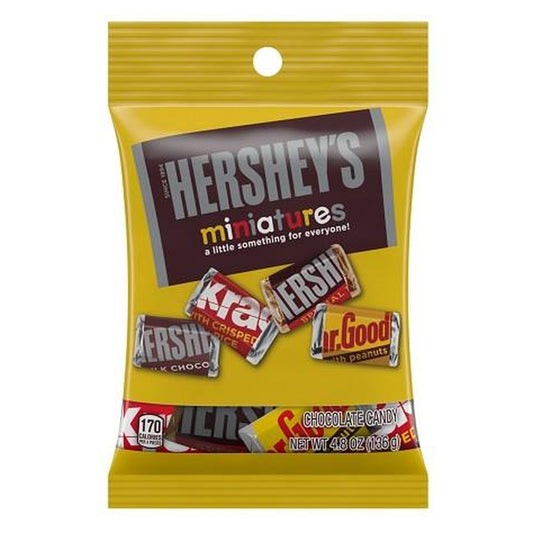 Hershey's Minis Peg Bag 4.8oz pack — full package