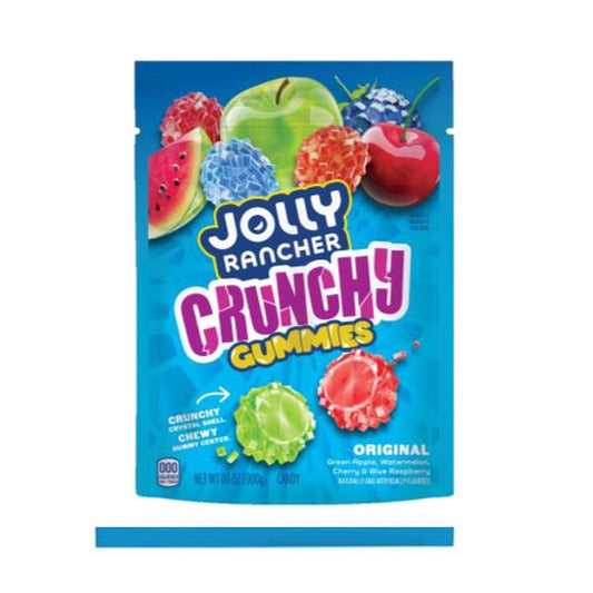 Jolly Rancher Crunchy Gummies Original Peg 5.2oz — Case of 12
