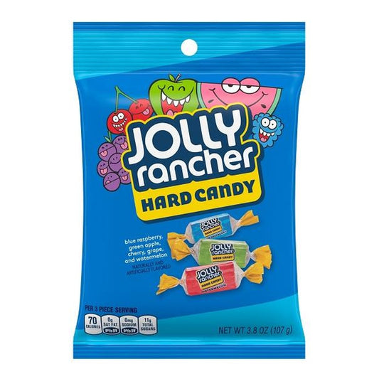 Jolly Rancher Original Hard Candy 3.8oz Peg Bag pack — full package