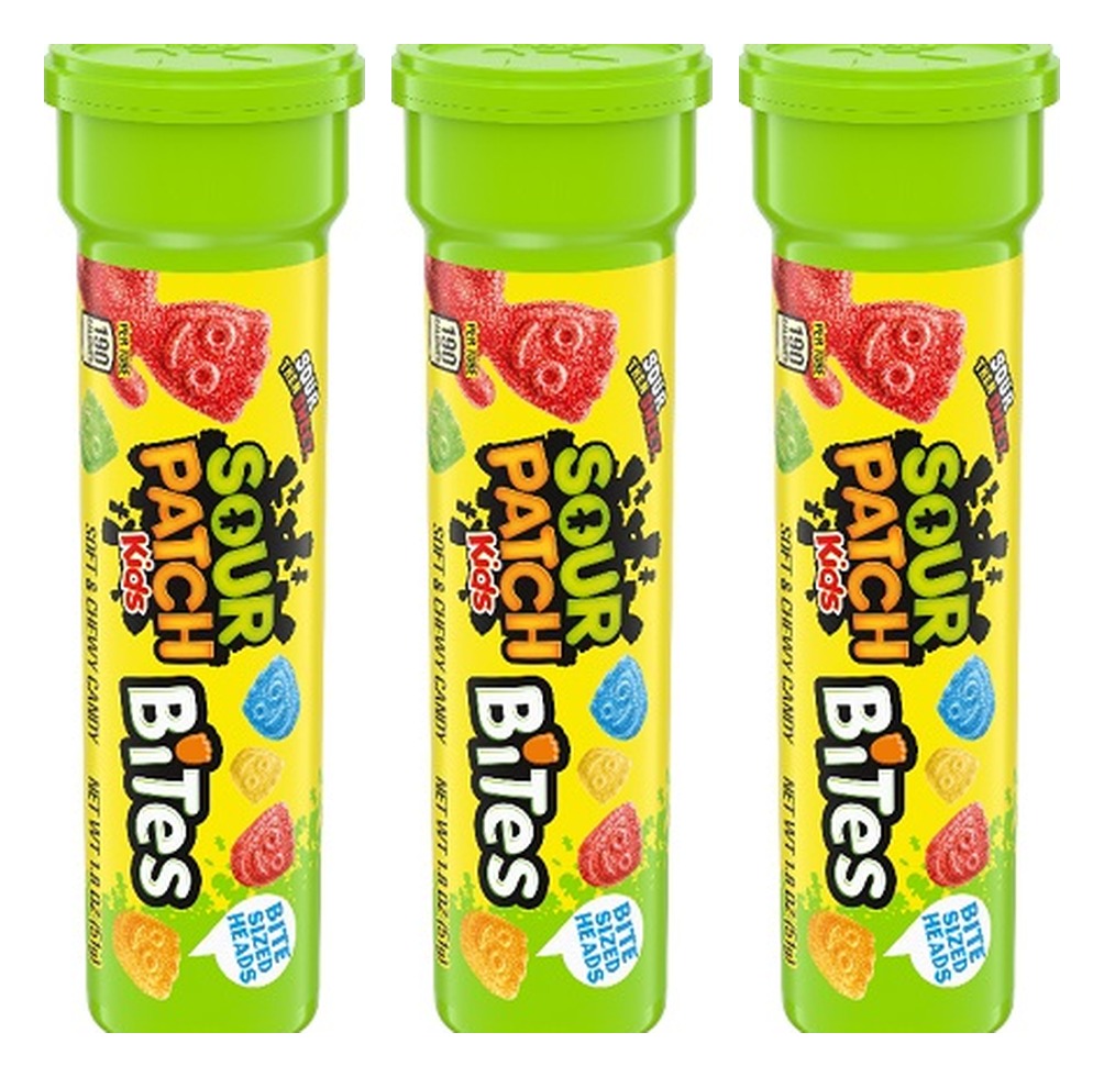 Sour Patch Kids Bites Tube 1.8oz — 3-Pack