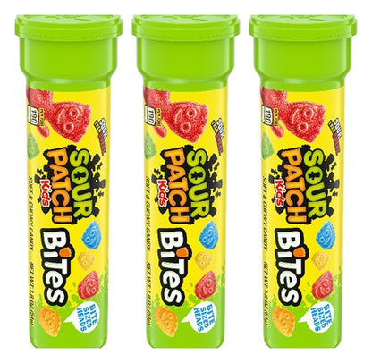 Sour Patch Kids Bites Tube 1.8oz — 3-Pack