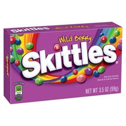 Skittles Wild Berry 3.5oz Theater Box pack — full package