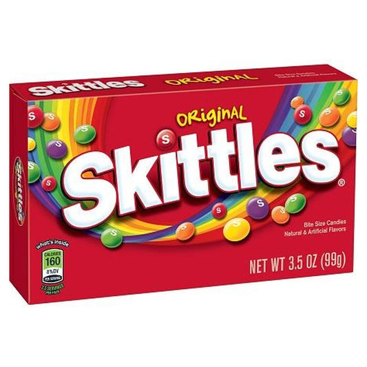 Skittles Original 3.5oz Theater Box pack — full package