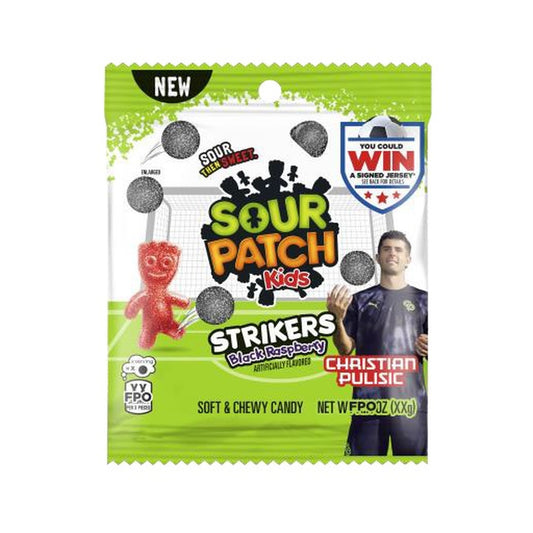 Sour Patch Kids Strikers 3.17oz Peg Bag pack — full package