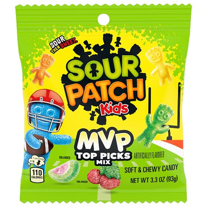 Sour Patch Kids MVP Mix 3.3oz Bags — pack