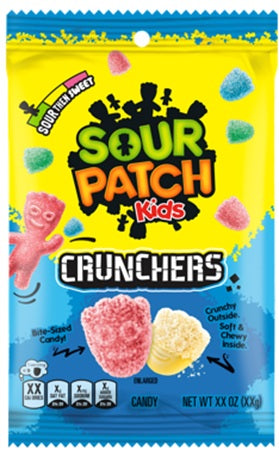 Sour Patch Kids Crunchers 2.73oz Bags — pack