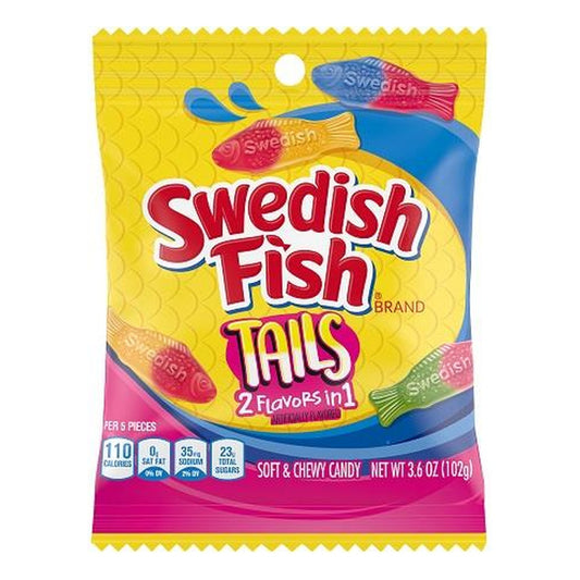 Swedish Fish Tails 3.6oz Peg Bag pack — full package