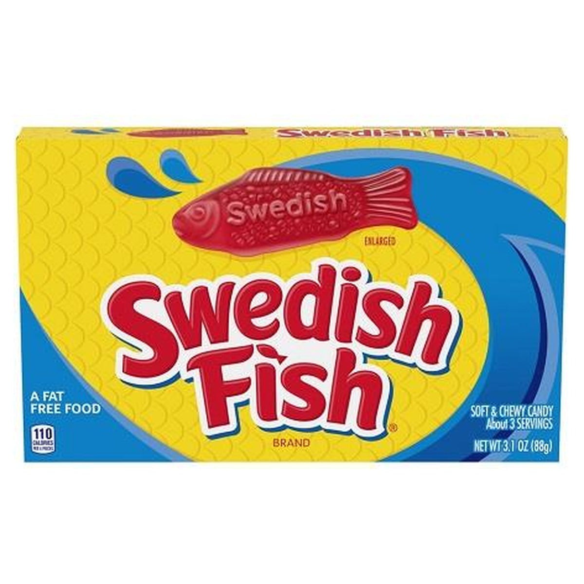 Sour Patch Kids Fish 3.1oz Theater Box pack — full package