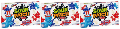 Sour Patch Kids Red White & Blue 3.1oz Theater Boxes — 3-Pack