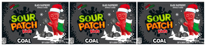 Sour Patch Kids Coal Black Raspberry 3.1oz Theater Boxes — 3-Pack