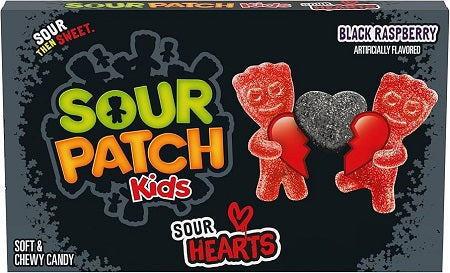 Sour Patch Kids Sour Hearts 3.1oz Theater Boxes — pack