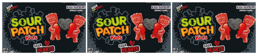 Sour Patch Kids Sour Hearts 3.1oz Theater Boxes — 3-Pack