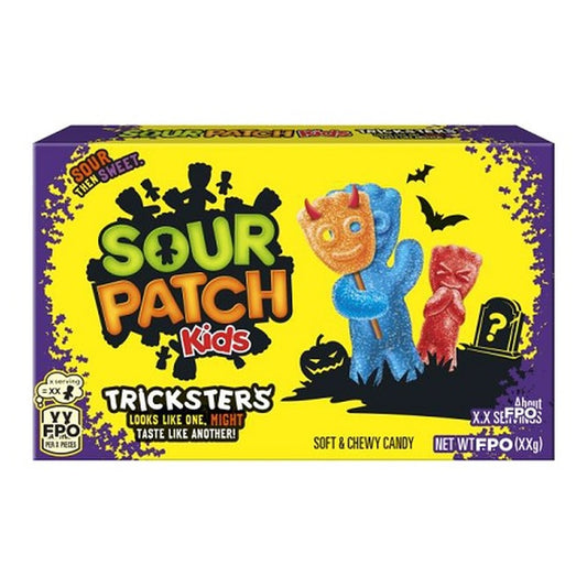 Sour Patch Kids Tricksters Limited Edition 3.52oz Theater Box pack — full package
