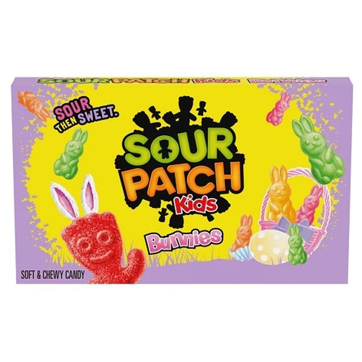 Sour Patch Kids Bunnies Limited Edition 3.1oz Theater Box pack — full package